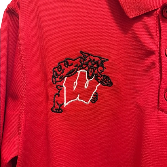 Jordan Polo Shirt Classic,with a lion and the Wisconsin logo, in new conditions - Picture 12 of 14